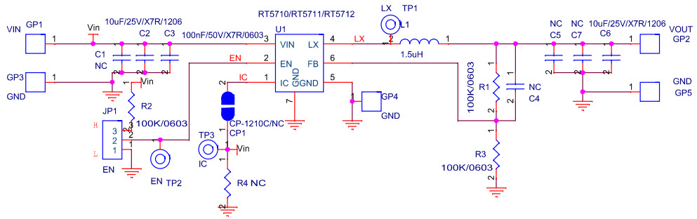 Richtek USA Inc. EVB_RT5710AHGQW Reference Design 2