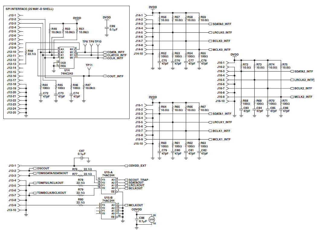 Analog Devices EVAL-AD1954EB Reference Design 2