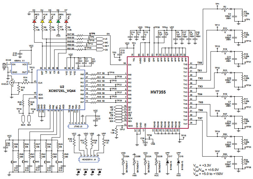 Microchip Technology HV7355DB1 Reference Design 2