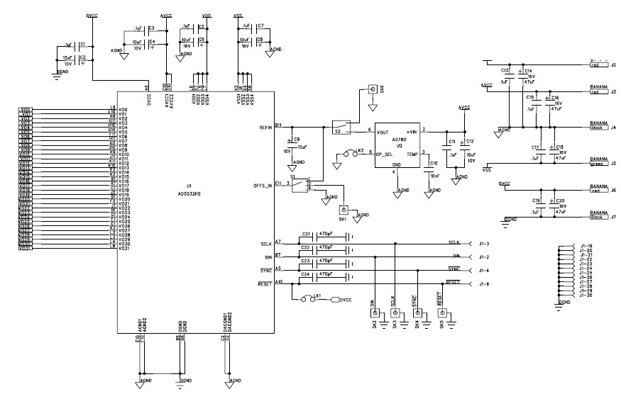Analog Devices EVAL-AD5532HSEB Reference Design 1