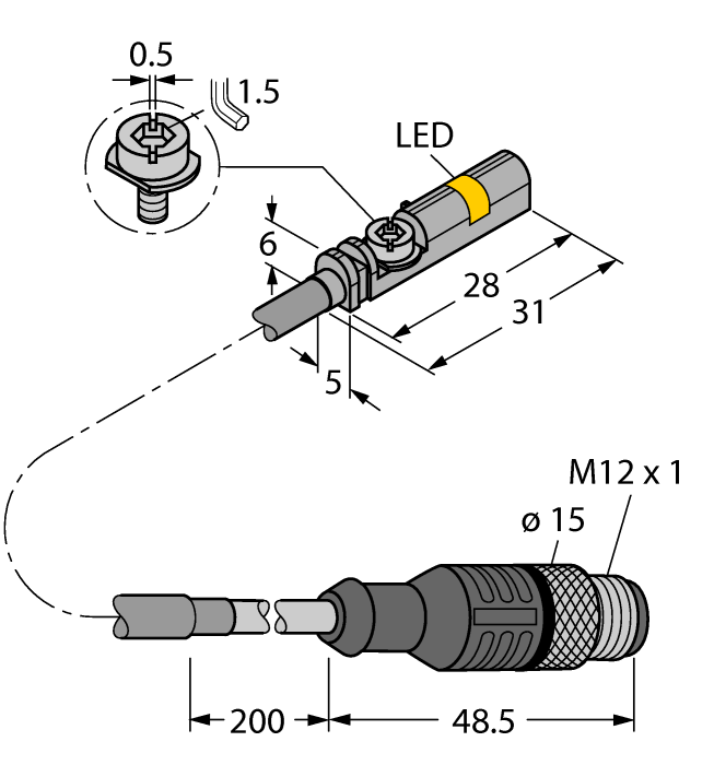 BIM-UNT-AP6X-0.5-RS4/S1765turck