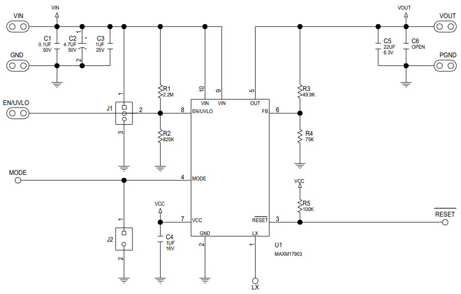 Maxim Integrated MAXM17903EVKIT# Reference Design 2