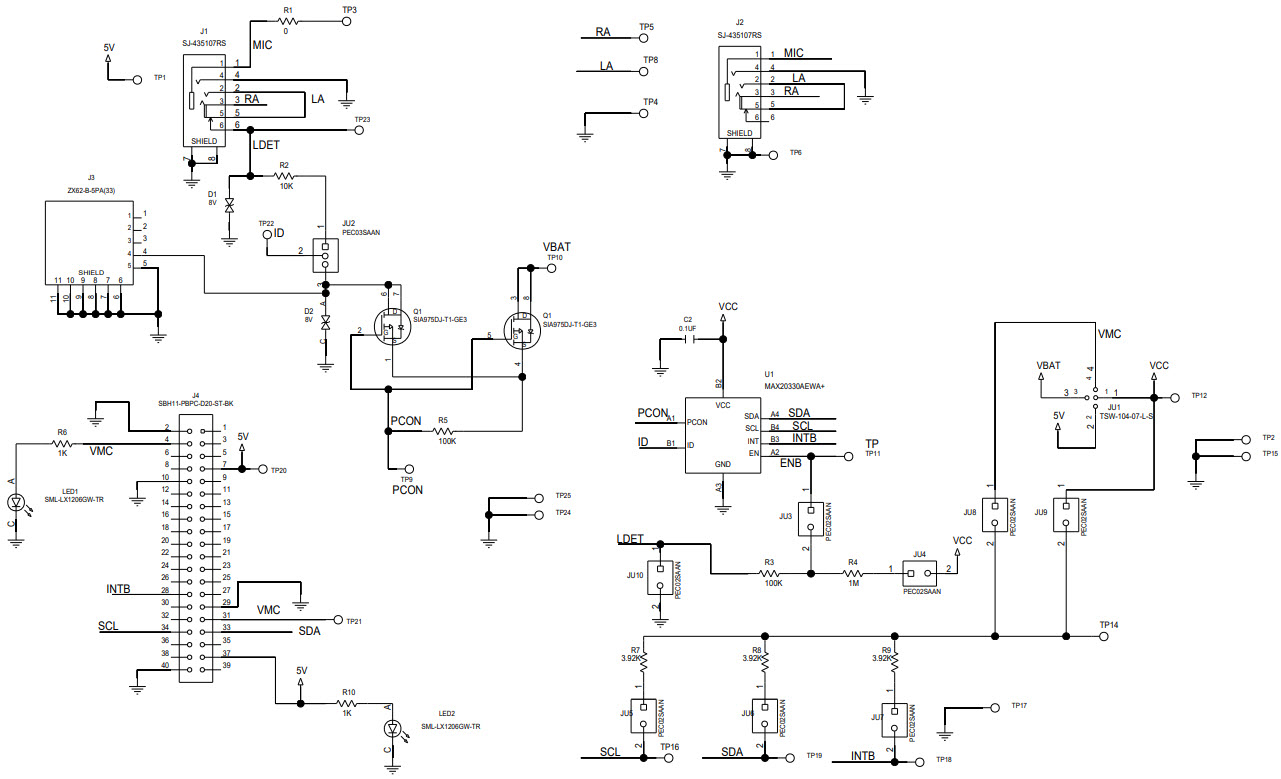 Maxim Integrated MAX20330AEVKIT# Reference Design 2