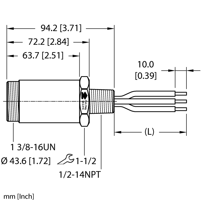 turck P-PWR-GSDFV 32 EX-xM/14.75/NPT