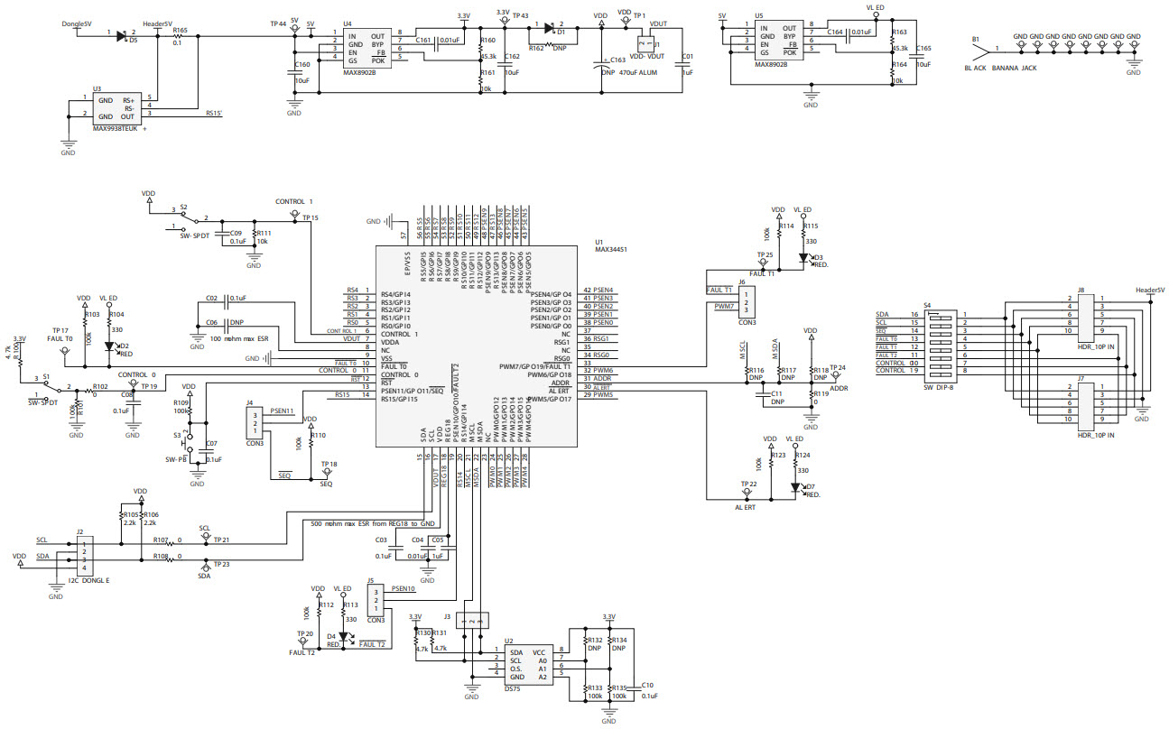 Maxim Integrated MAX34451EVKIT# Reference Design 4