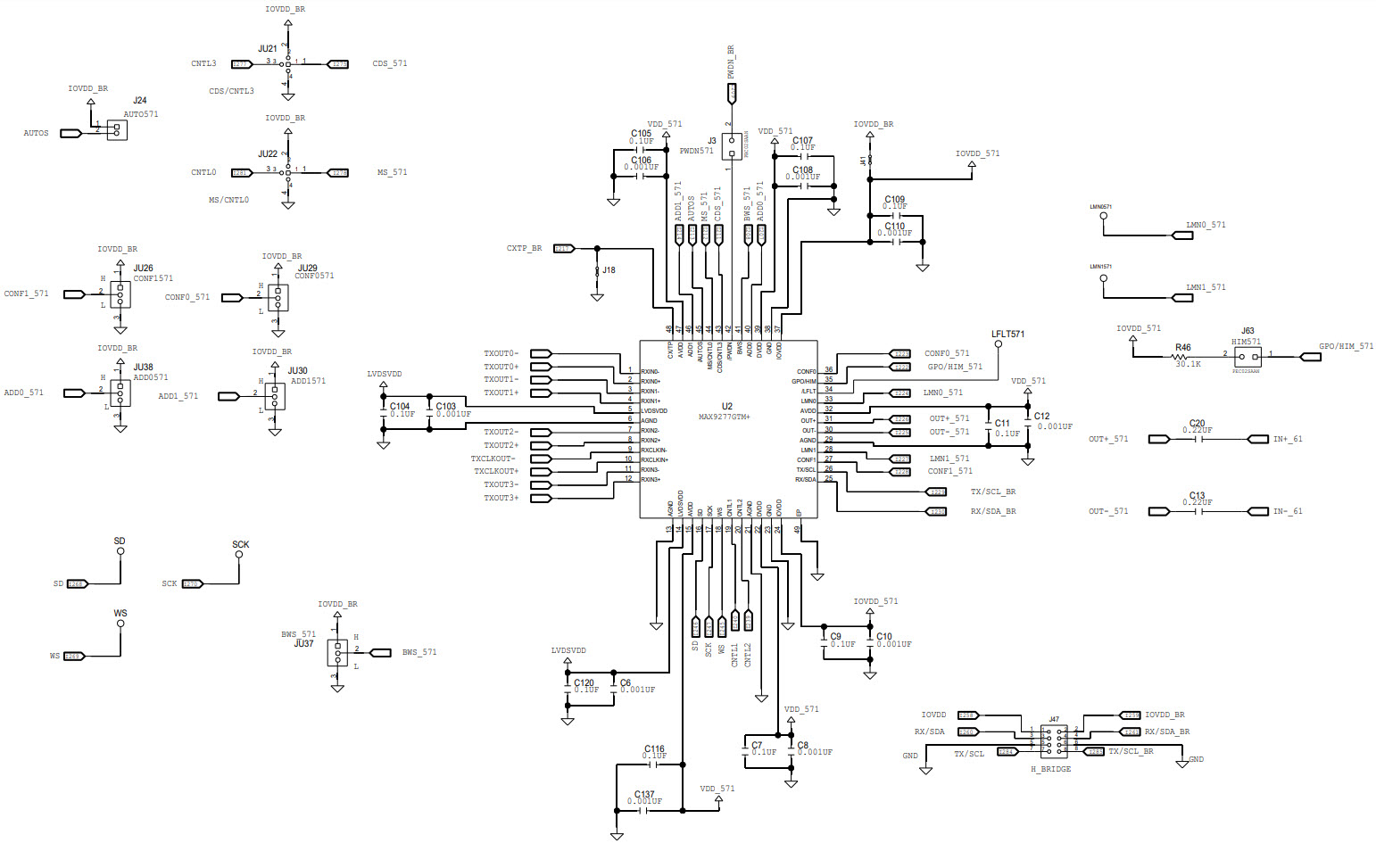 Maxim Integrated MAX9282ACOAXEVKIT# Reference Design 6