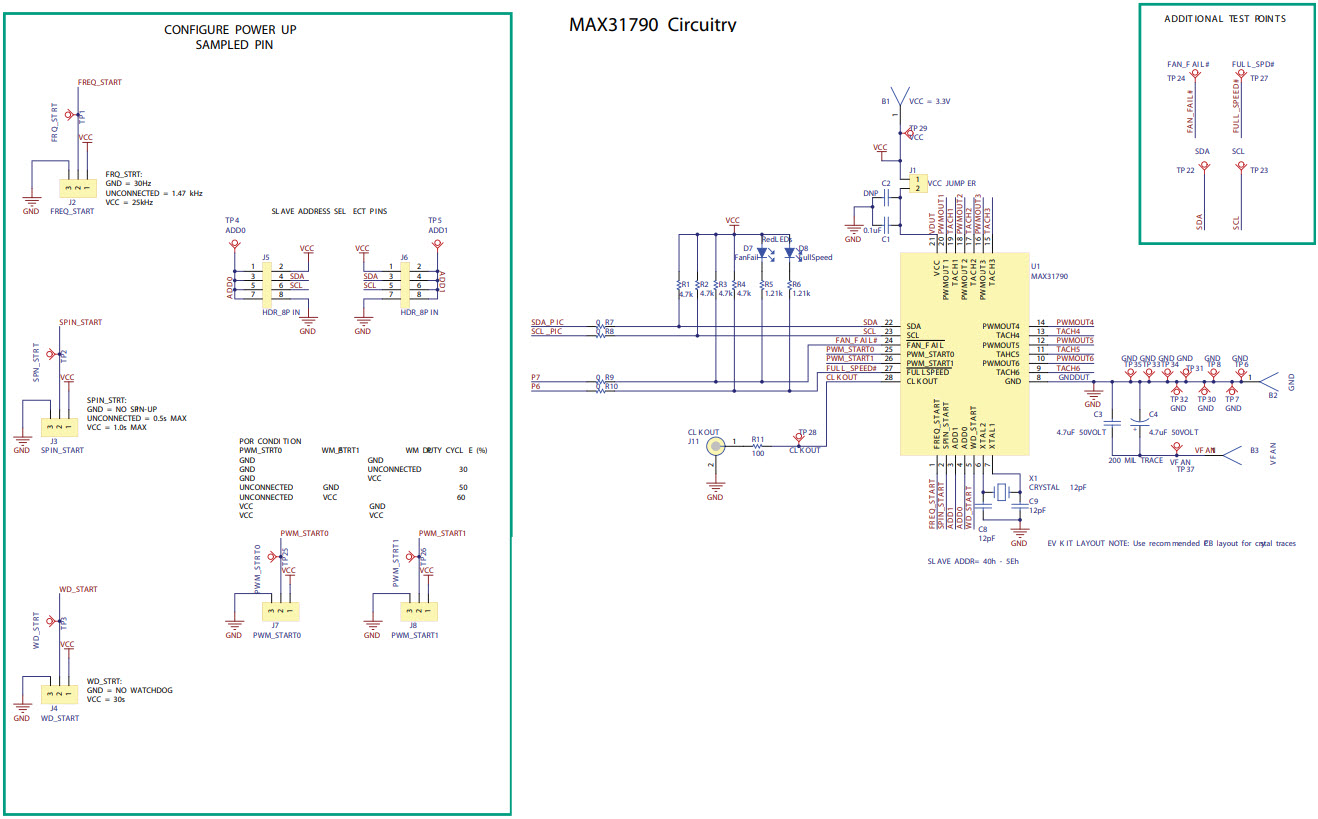 Maxim Integrated MAX31790EVKIT# Reference Design 3