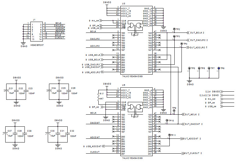 Analog Devices Inc. SSM2603-EVALZ Reference Design 6