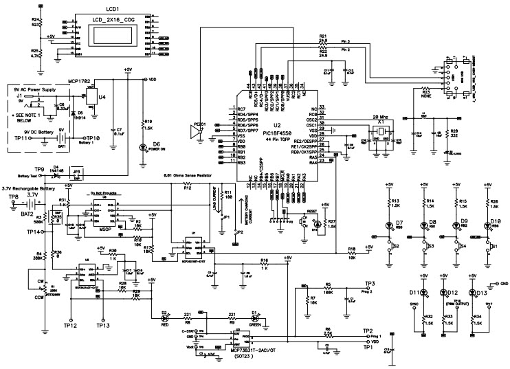 Microchip Technology MCP3421DM-BFG Reference Design 3