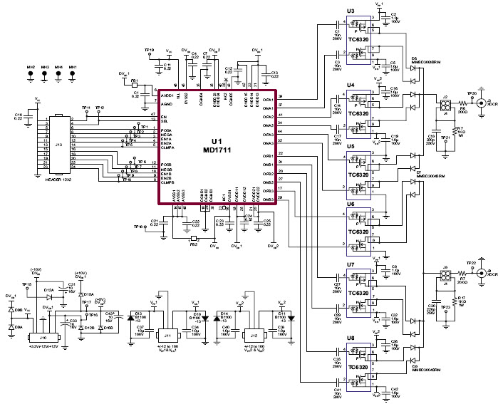 Microchip MD1711DB2 Reference Design 2