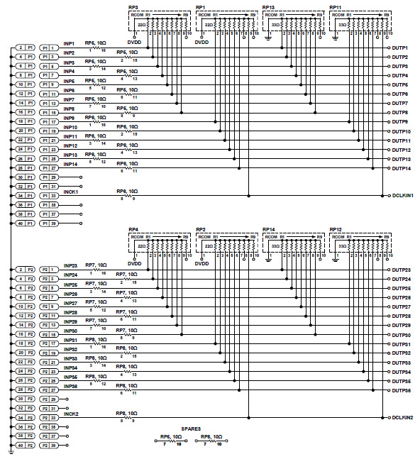 Analog Devices AD9709-EB Reference Design 1