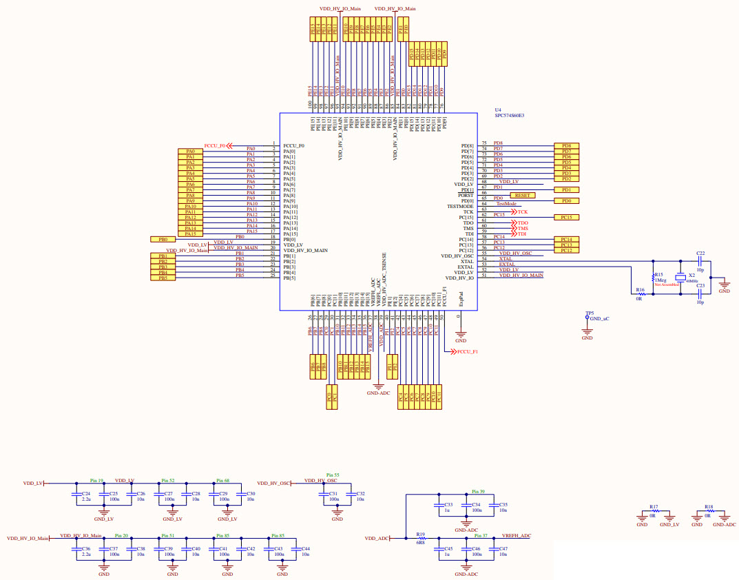 STMicroelectronics SPC574S-DISP Reference Design 9