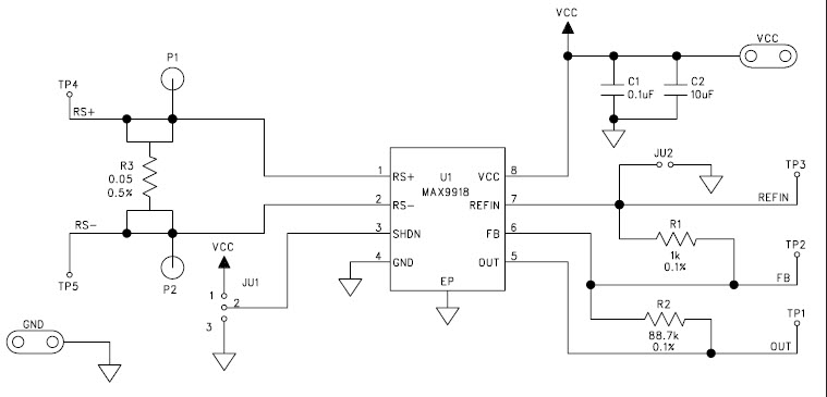 Maxim Integrated MAX9918EVKIT+ Reference Design 2