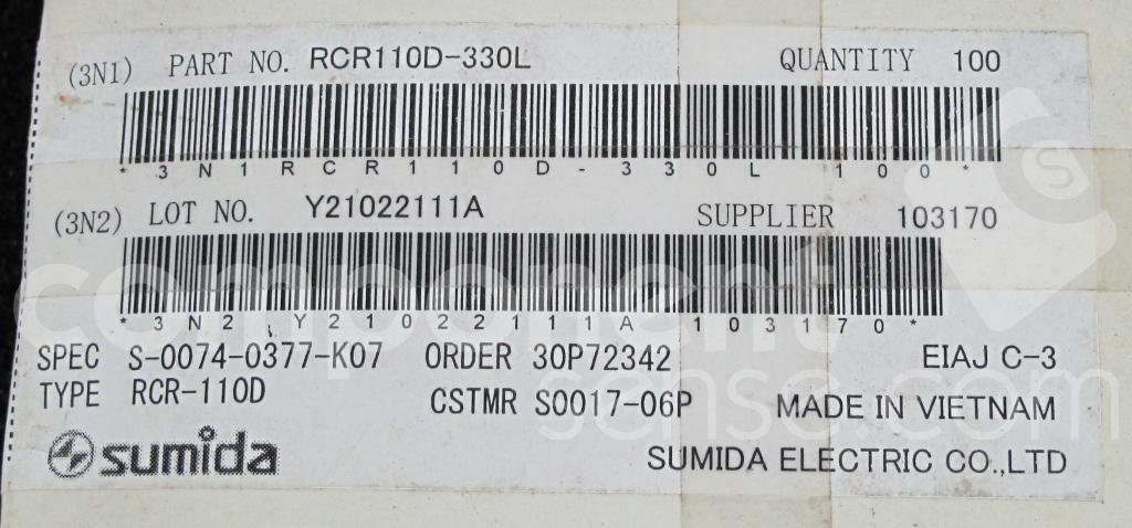 RCR110D-330LSumida