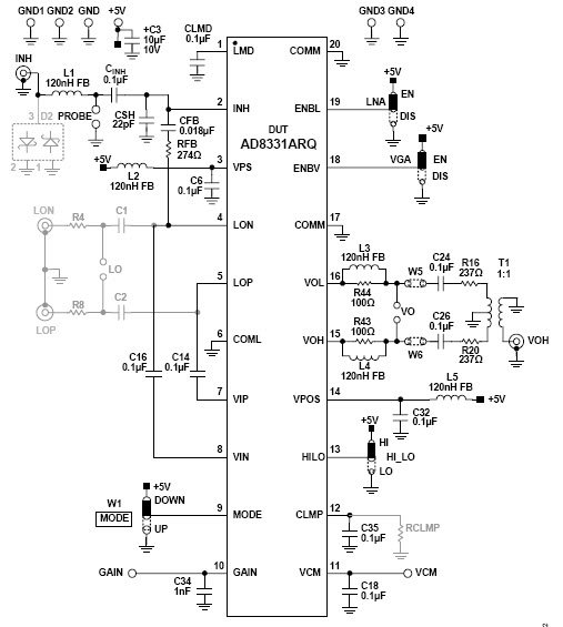 Analog Devices Inc. AD8331-EVALZ Reference Design 3