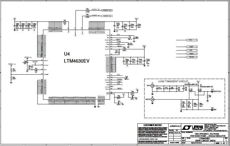 Linear Technology/Analog Devices DC2007A-B Reference Design 6