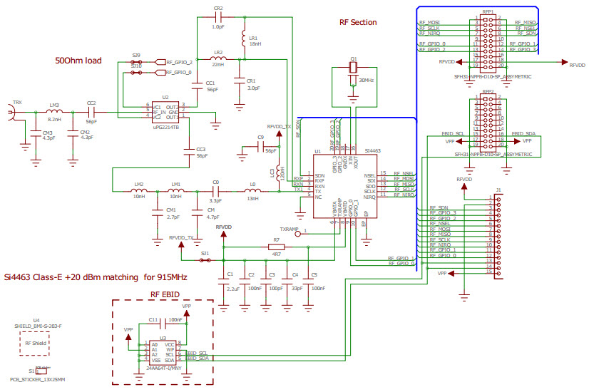 Silicon Labs 4463C-915-PDK Reference Design 4