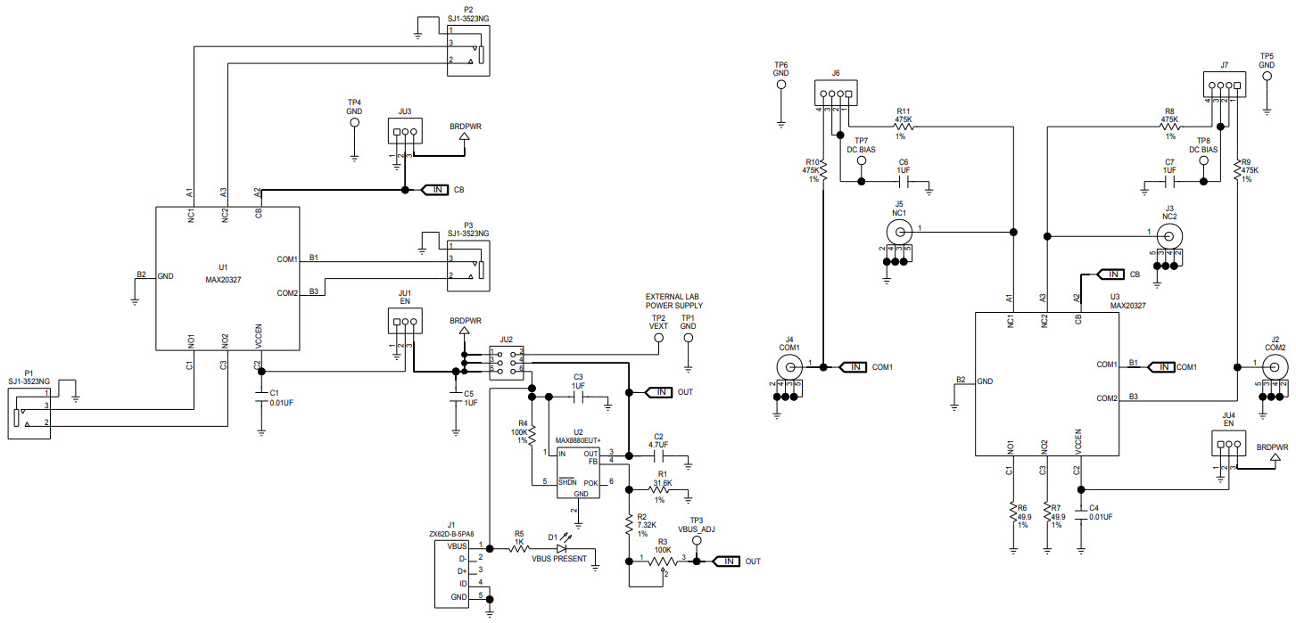 Maxim Integrated MAX20327EVKIT# Reference Design 2