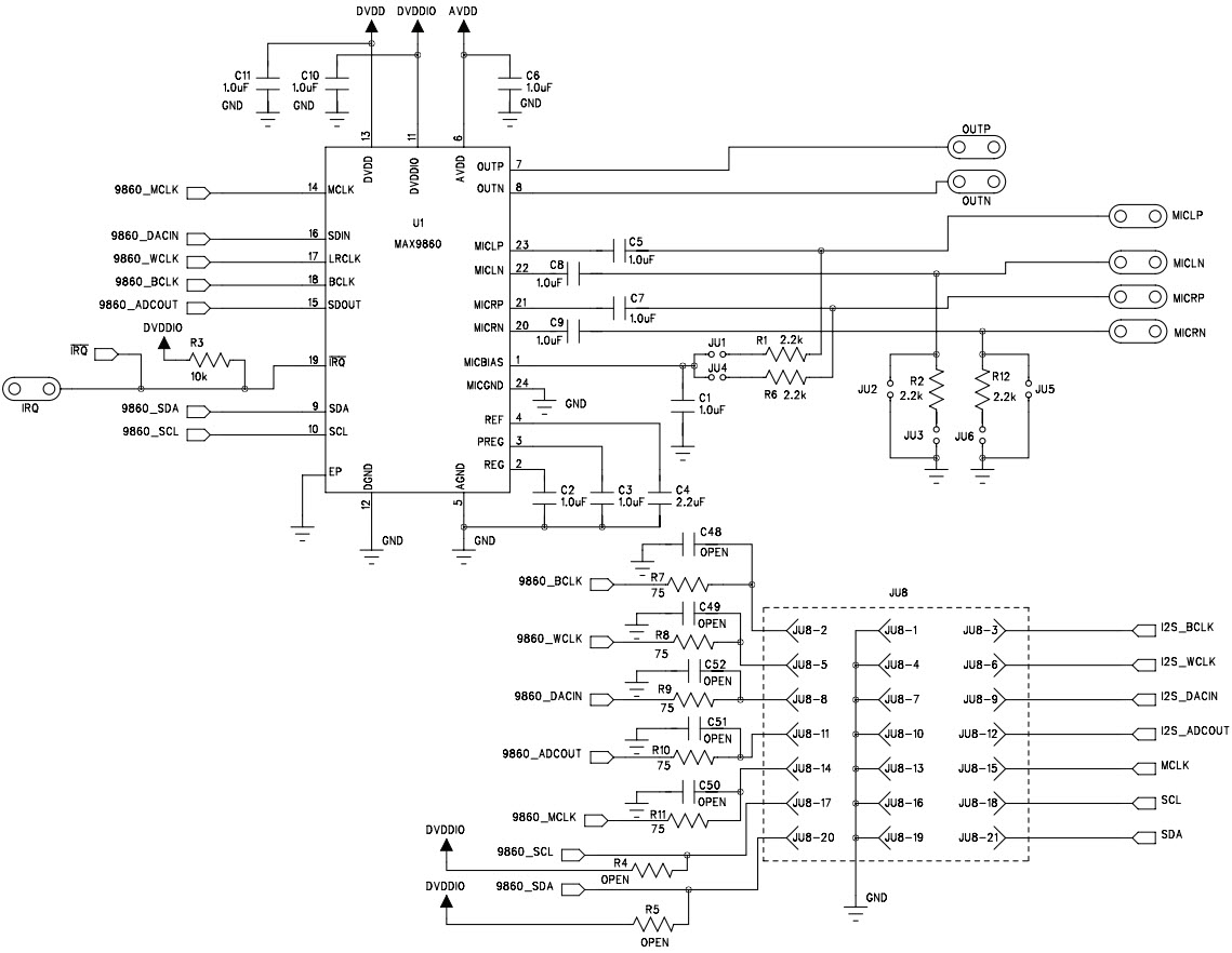 Maxim Integrated MAX9860EVKIT+ Reference Design 3