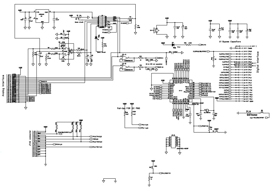 Analog Devices Inc. EVAL-ADUC7023QSPZ1 Reference Design 2