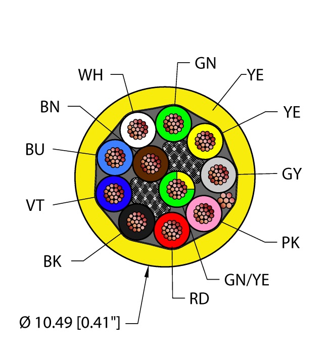 YEL,PVC,11X18,S-DF,ITC,MSHAturck