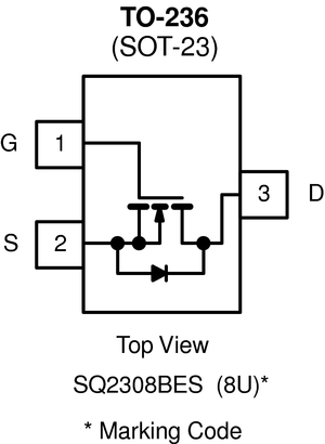 SQ2308BES-T1-GE3Vishay