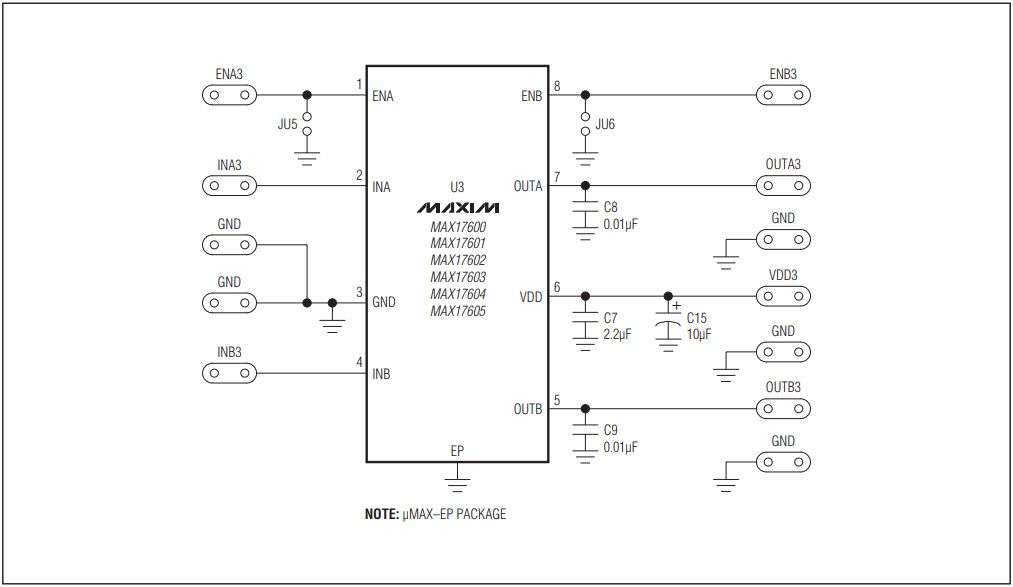 Maxim Integrated MAX17604EVKIT# Reference Design 5