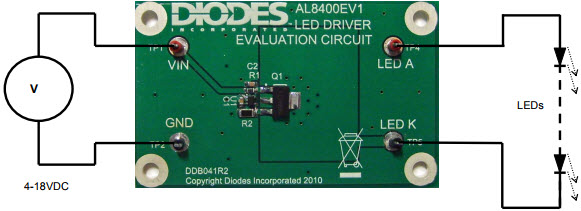 Diodes Incorporated AL8400EV1 Reference Design 2