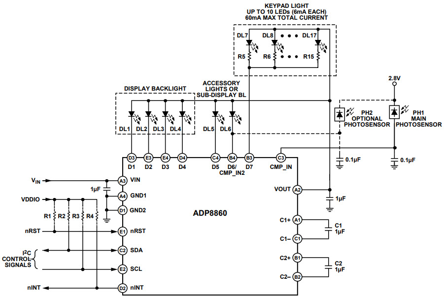 Analog Devices Inc. ADP8860DBCP-EVALZ Reference Design 2