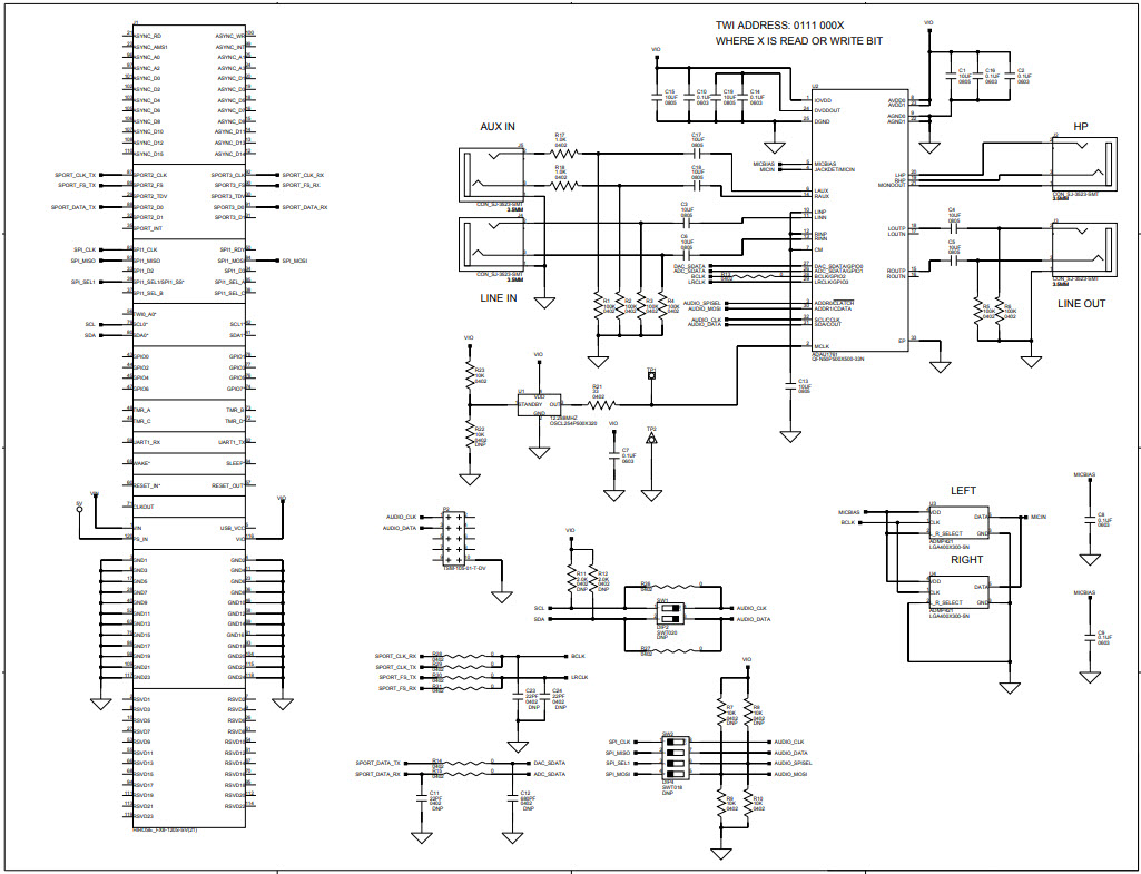 Analog Devices Inc. ADZS-AUDIO-EX3 Reference Design 3