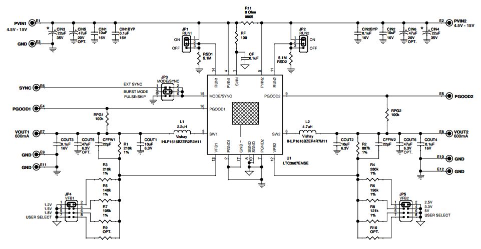 Linear Technology/Analog Devices DC1847A Reference Design 1