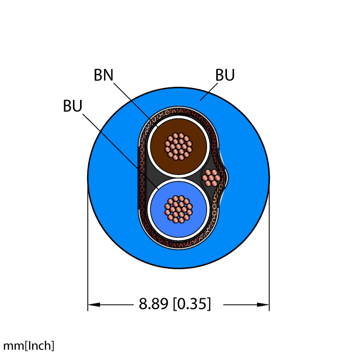 BLU,PVC,2X18,S-FDB,ITCERDB,MS40,FFturck