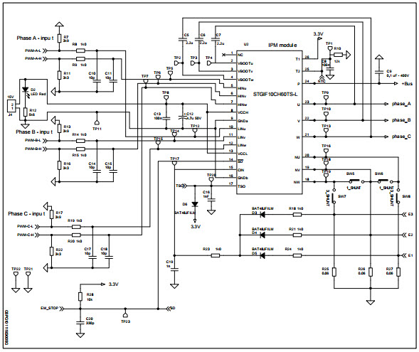 STMicroelectronics STEVAL-IPM10F Reference Design 7