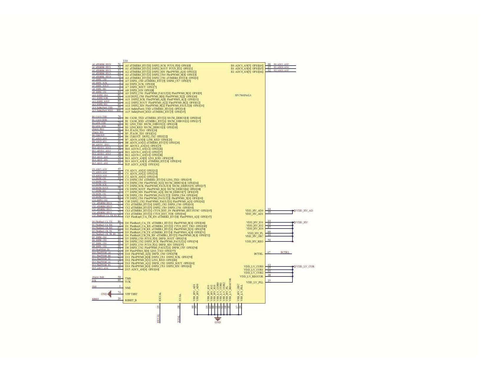 STMicroelectronics SPC560P-DISP Reference Design 6