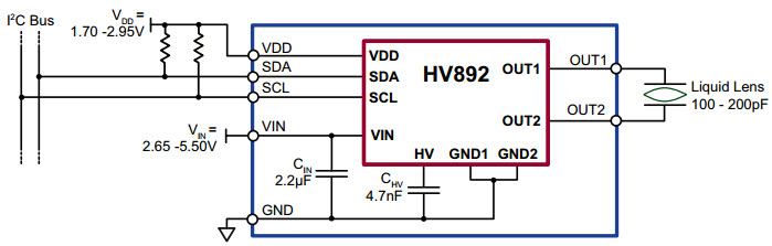 Microchip HV892DB1 Reference Design 1