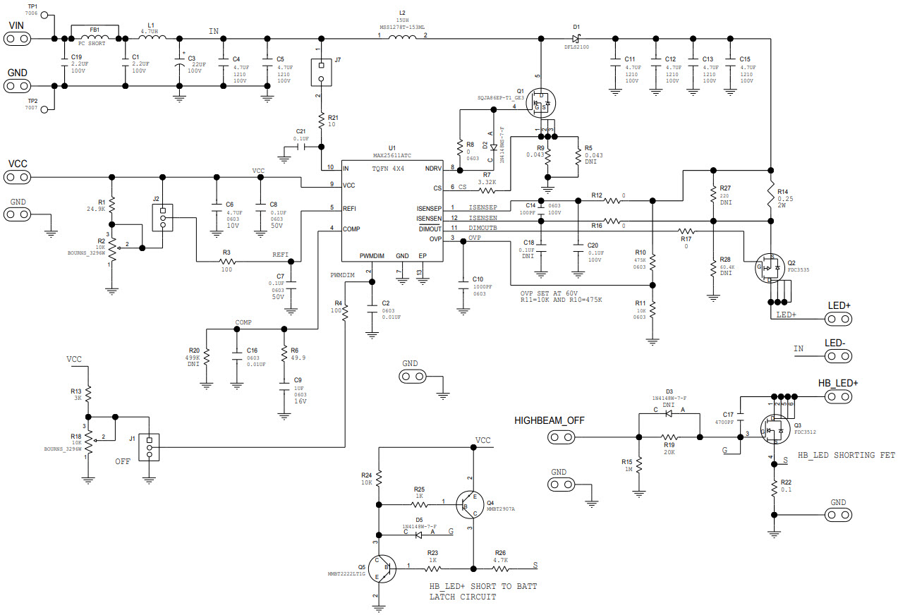 Maxim Integrated MAX25611EVKIT# Reference Design 2