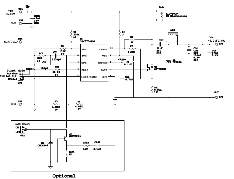 Linear Technology/Analog Devices DC524A Reference Design 1