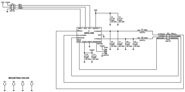 Analog Devices Inc. EVAL-ADXL357Z Reference Design 1