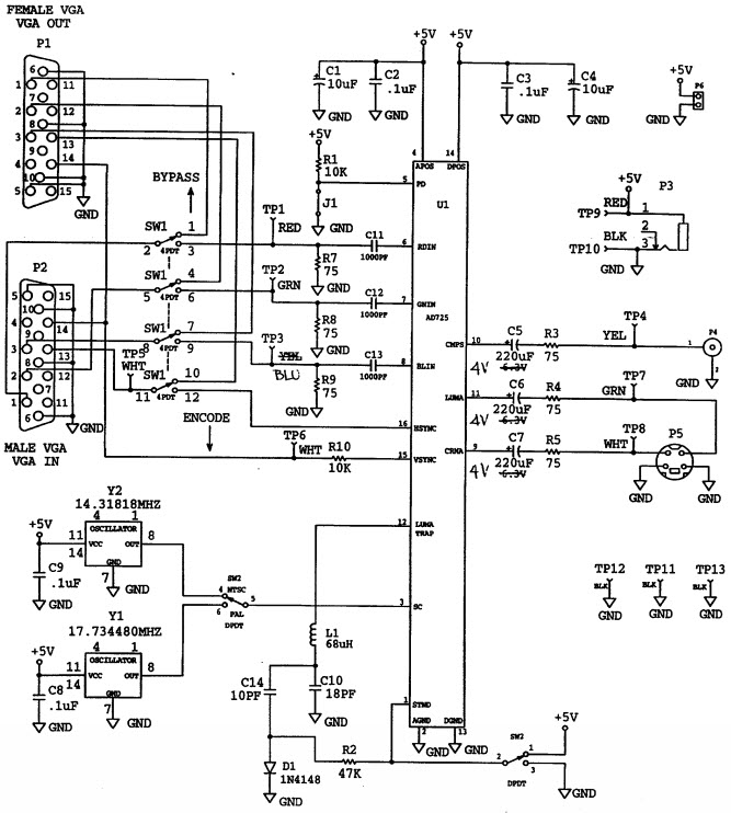 Analog Devices AD725-EBZ Reference Design 1