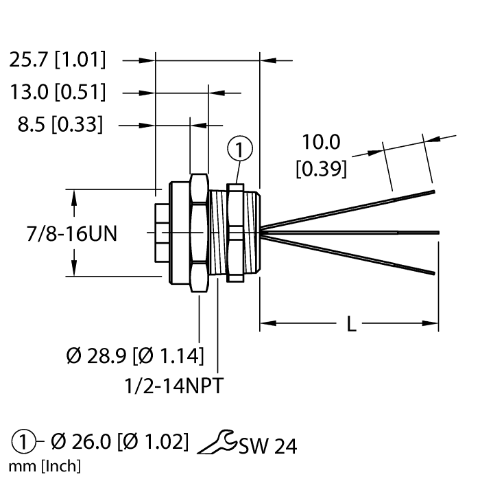 RKF 30-xM/NPT W/LNturck