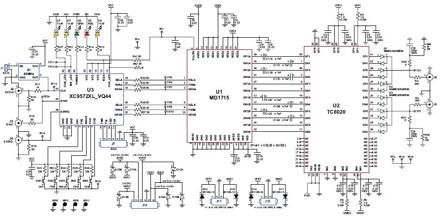 Microchip MD1715DB2 Reference Design 1