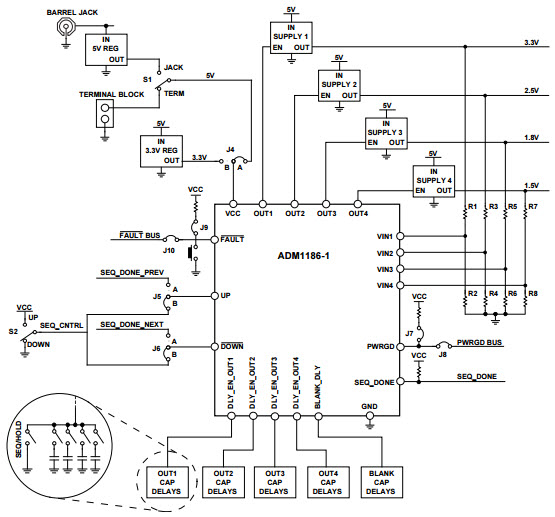 Analog Devices Inc. EVAL-ADM1186-1EBZ Reference Design 4