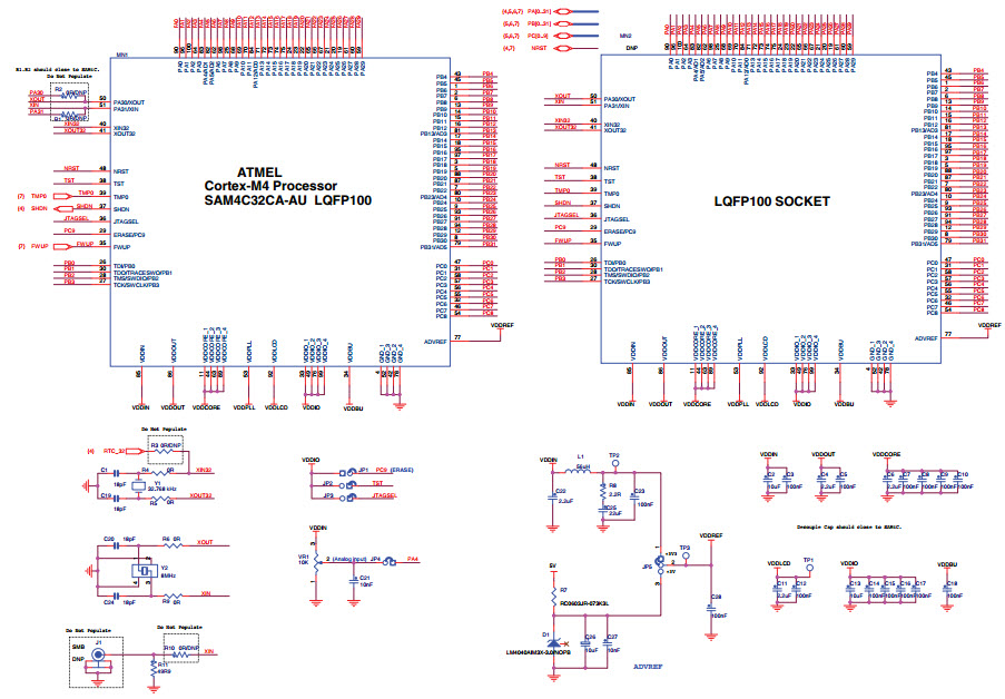 Microchip Technology ATSAM4C32-EK Reference Design 10