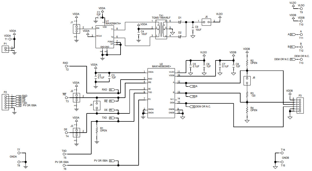 Maxim Integrated MAX149X1EVKIT# Reference Design 3