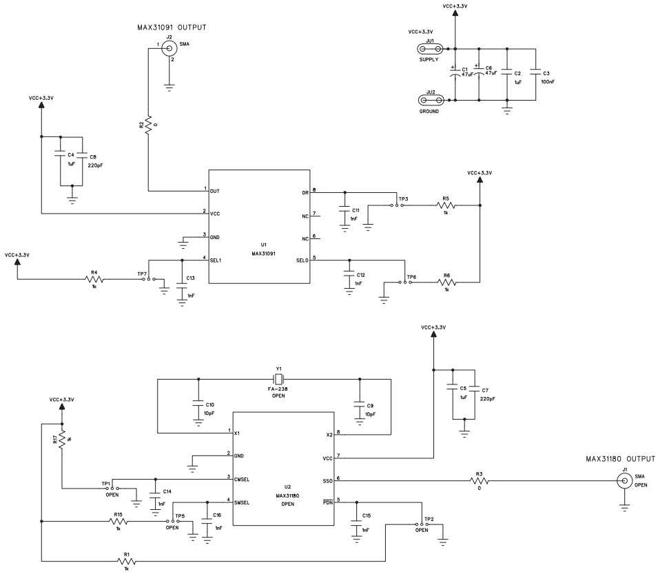Maxim Integrated MAX31091EVKIT# Reference Design 2