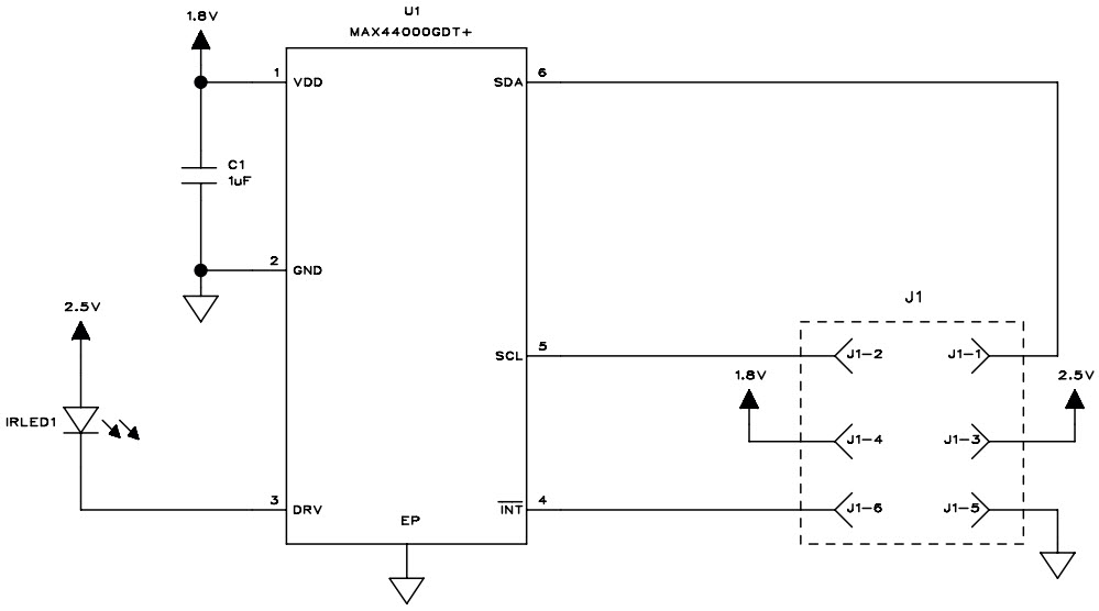 Maxim Integrated MAX44000EVSYS# Reference Design 1