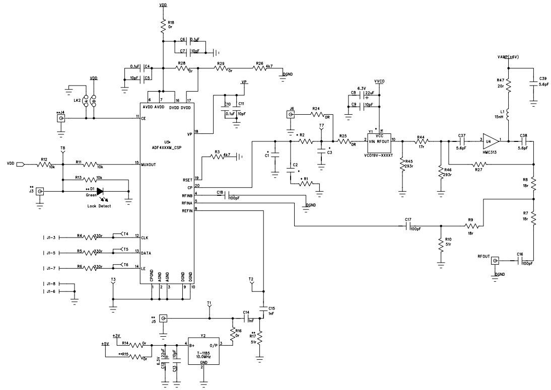 Analog Devices Inc. EVAL-ADF4157EB1Z Reference Design 2