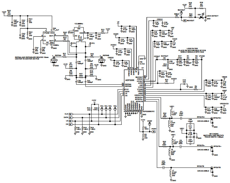 Analog Devices Inc. EV-ADF5355SD1Z Reference Design 3