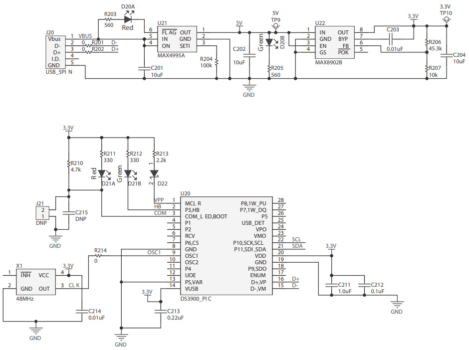 Maxim Integrated DS4424EVKIT# Reference Design 1