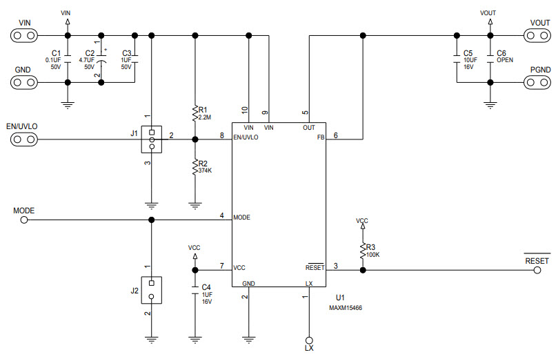 Maxim Integrated MAXM15466EVKIT# Reference Design 2